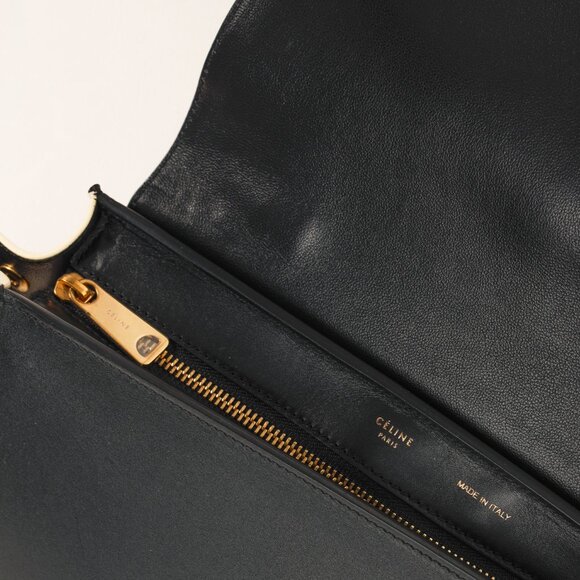 Celine Trapeze Smooth Calfskin Tri-Colour Blue Leather Bag - Picture 15 of 15